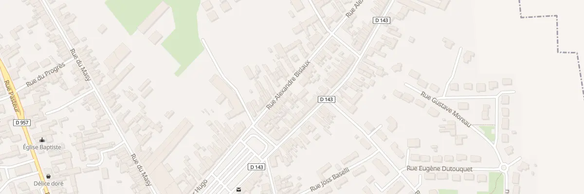 Plan du 20T Rue Alexandre Bisiaux à Somain