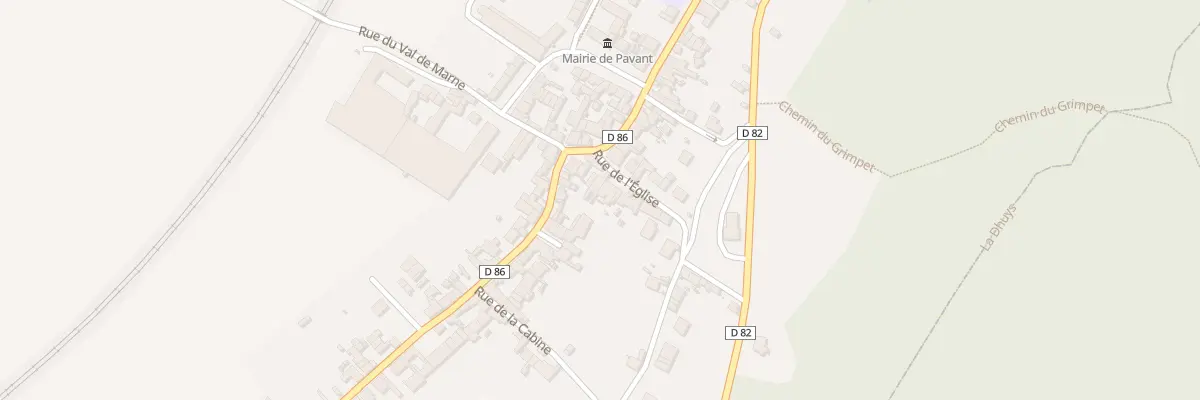 Plan du 4 Rue de l’Eglise à Pavant