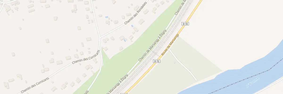 Plan du 21 Che des Rondelets à Étigny