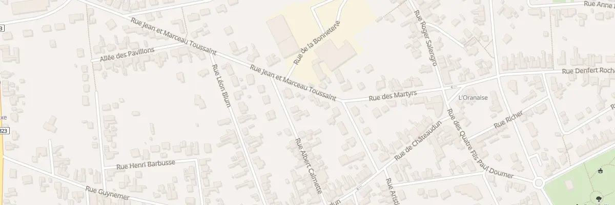 Plan du 18 Rue Jean et Marceau Toussaint à Tergnier