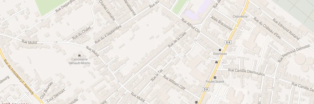 Plan du 47 Rue de la Claie à Saint-Quentin