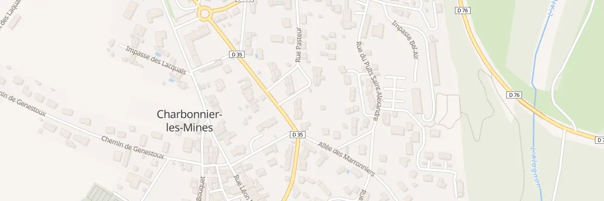 Plan du 4 Rue Victor Hugo à Charbonnier-les-Mines