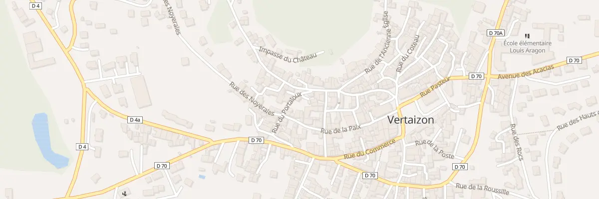 Plan du 8 Rue du Portaloux à Vertaizon