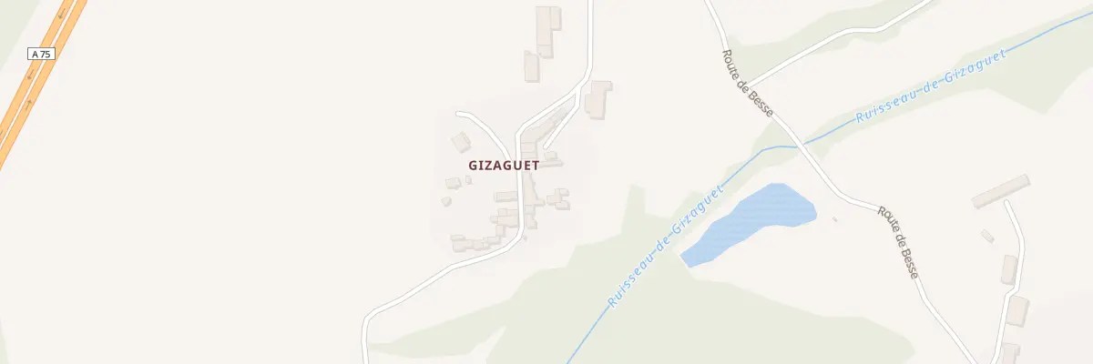 Plan du 5047 Gizaguet à Saint-Géron