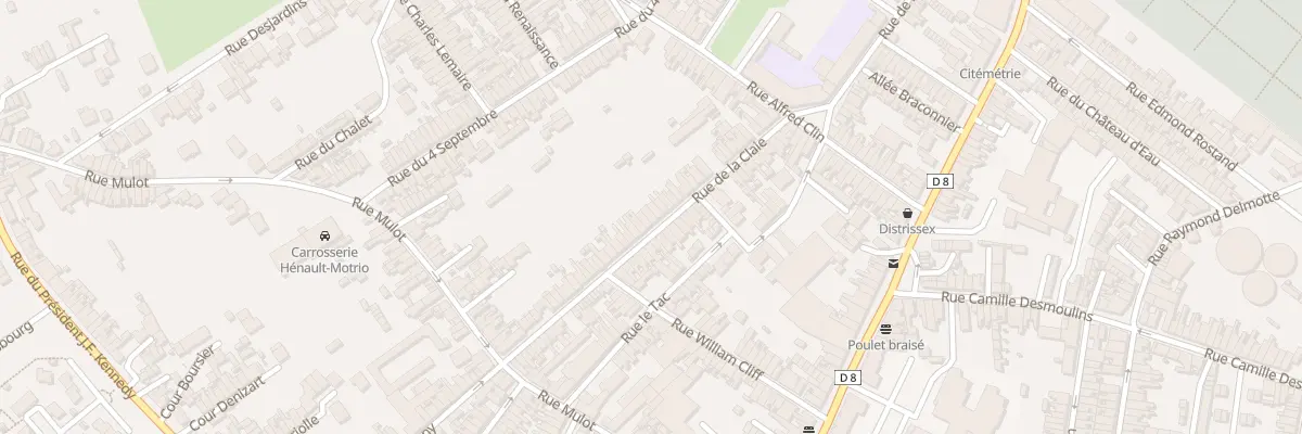 Plan du 49 Rue de la Claie à Saint-Quentin