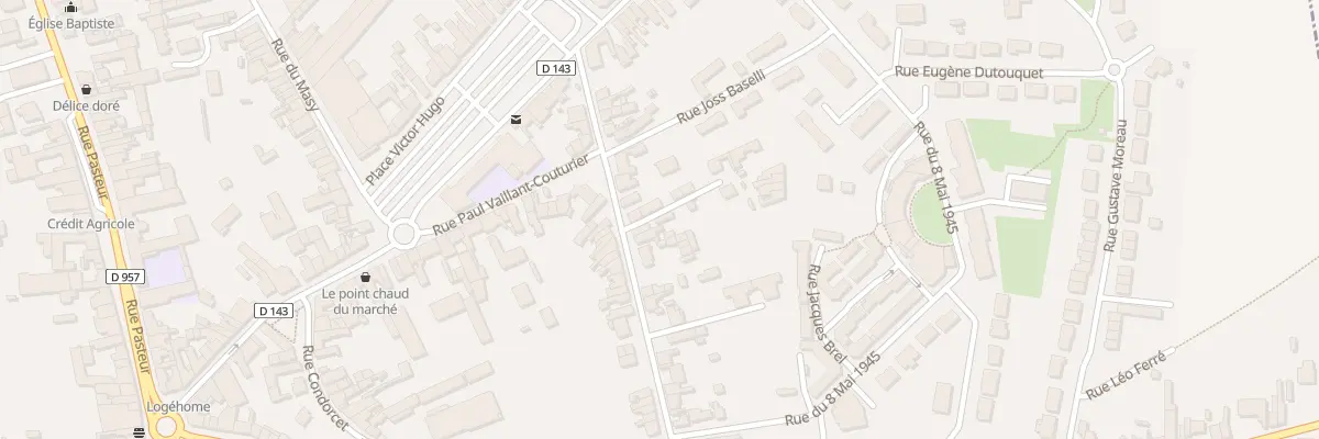 Plan du 50 Rue Jules Ferry à Somain