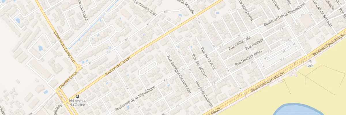 Plan du 5 Rue Georges Clemenceau à Valras-Plage