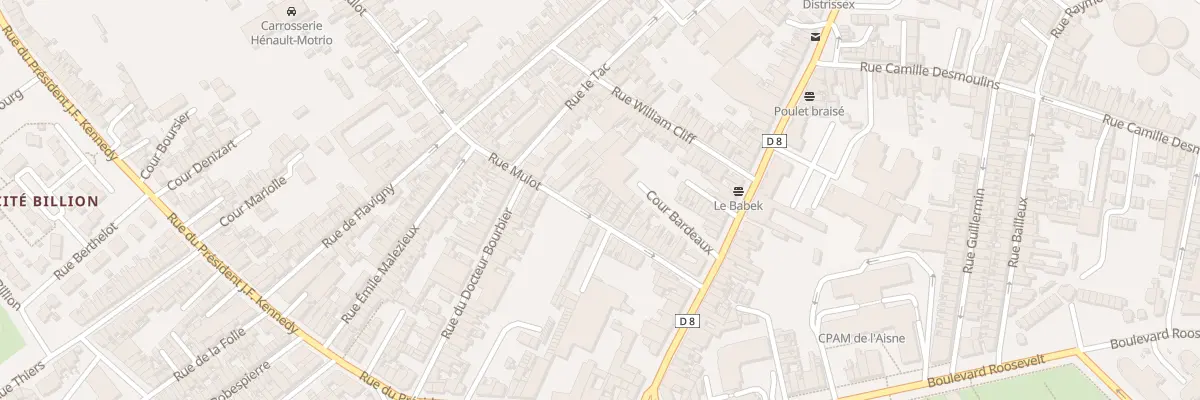 Plan du 24B Rue Mulot à Saint-Quentin