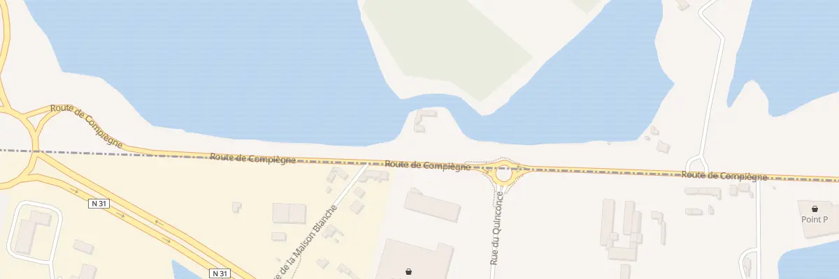 Plan du 5001 Rte de Compiègne à Pommiers