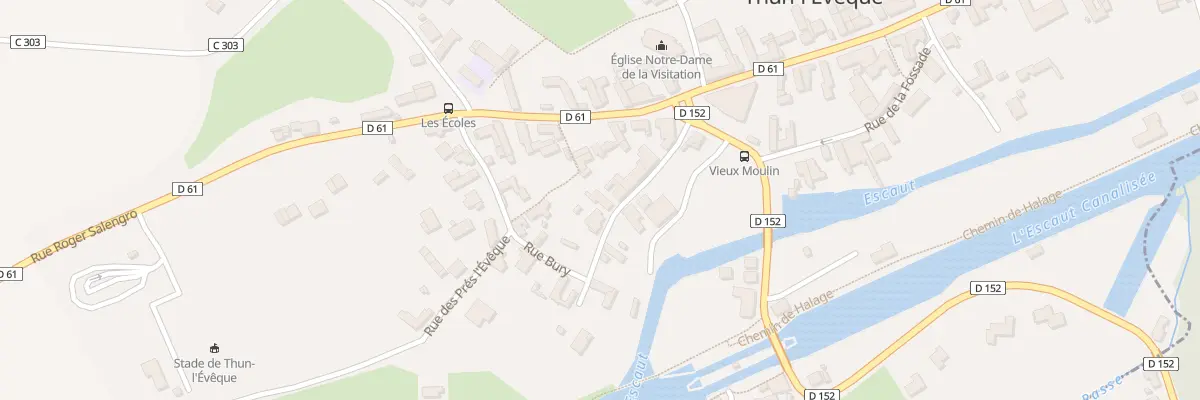 Plan du 79 Rue Bury à Thun-l’Évêque