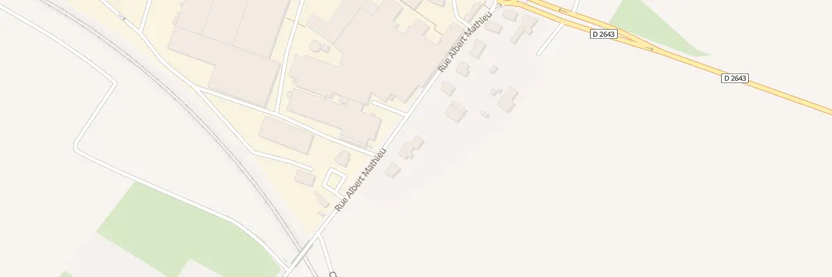 Plan du 42 Rue Albert Mathieu à Awoingt