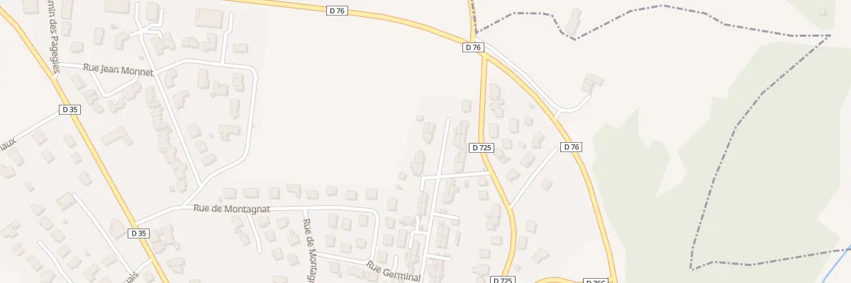 Plan du 43 Rue Germinal à Charbonnier-les-Mines
