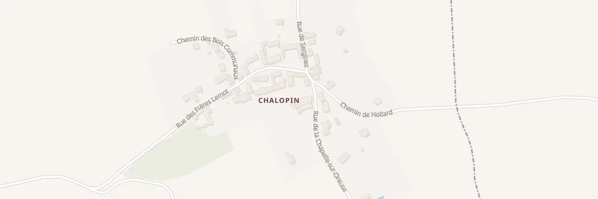 Plan du 3 Rue de la Chapelle sur Oreuse à Michery