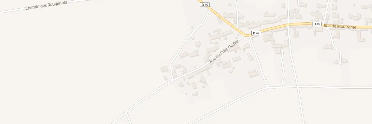 Plan du 14 Rue du Puits Godier à Soisy-Bouy