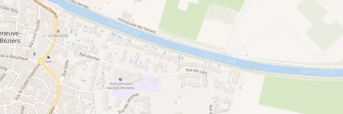Plan du 26 Rue des Pâquerettes à Villeneuve-lès-Béziers