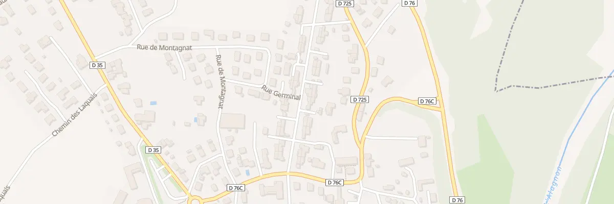 Plan du 18 Rue Germinal à Charbonnier-les-Mines