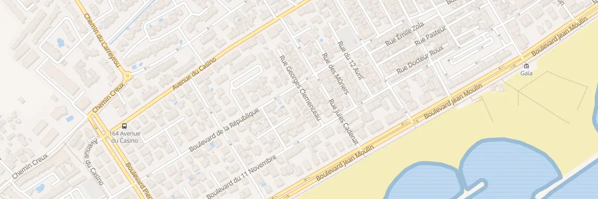 Plan du 14 Rue Georges Clemenceau à Valras-Plage