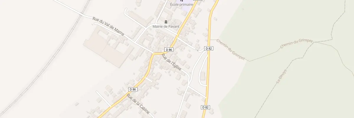Plan du 5 Rue de l’Eglise à Pavant