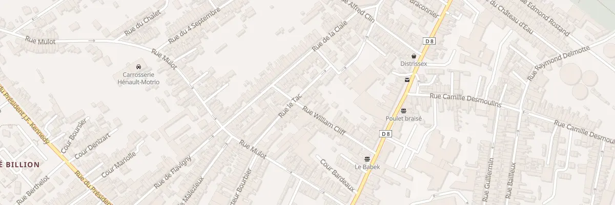 Plan du 30 Rue William Cliff à Saint-Quentin