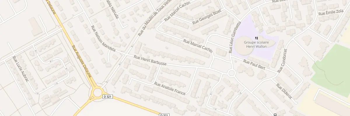 Plan du 14 Rue Henri Barbusse à Gauchy