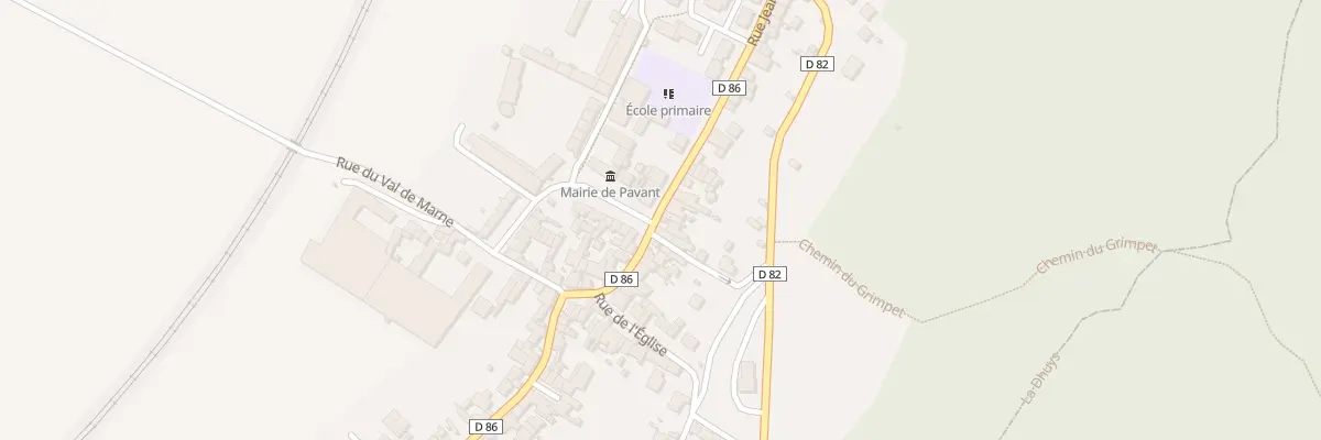 Plan du 4 Rue Jean de la Fontaine à Pavant