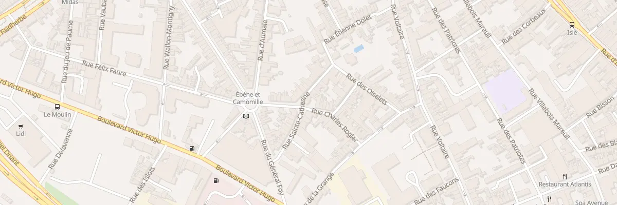 Plan du 15 Rue Sainte Catherine à Saint-Quentin
