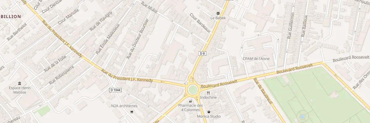 Plan du 3T Rue Georges Pompidou à Saint-Quentin