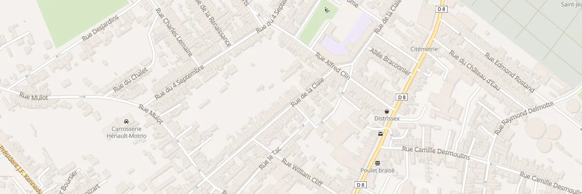 Plan du 63 Rue de la Claie à Saint-Quentin