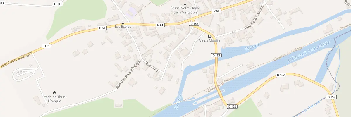 Plan du 78 Rue Bury à Thun-l’Évêque