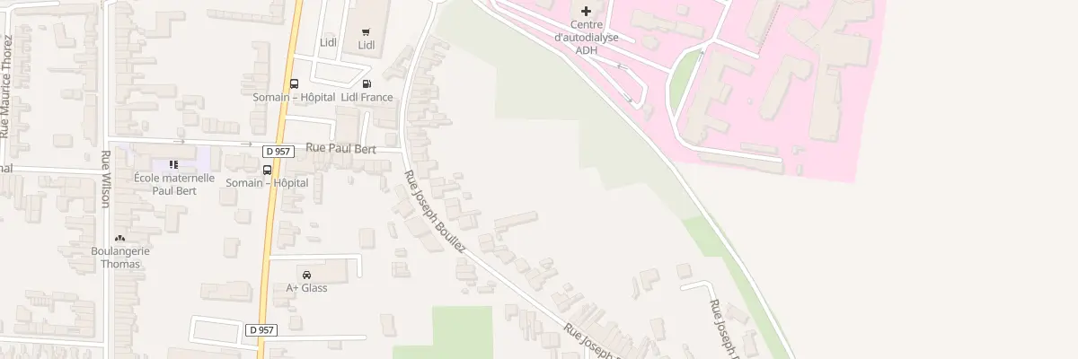 Plan du 105 Rue Joseph Bouliez à Somain