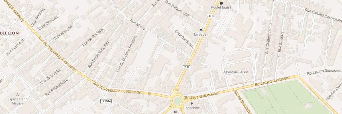 Plan du 9 Rue Georges Pompidou à Saint-Quentin