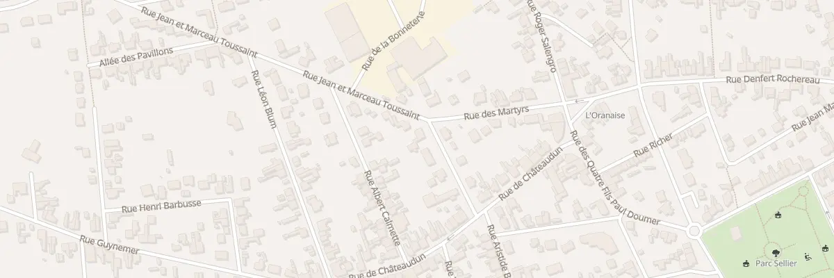 Plan du 22 Rue Jean et Marceau Toussaint à Tergnier