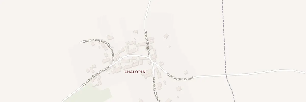 Plan du 4A Rue de Sergines Chalopin à Michery