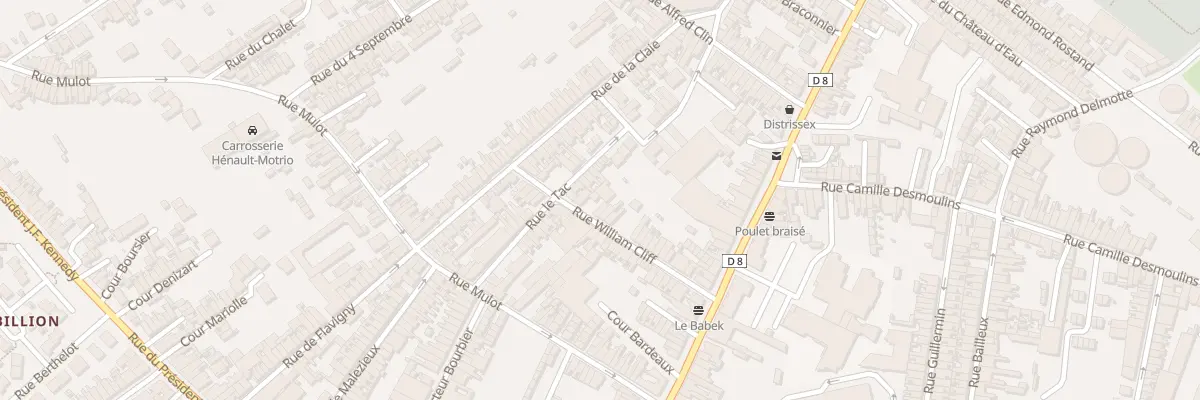 Plan du 28 Rue William Cliff à Saint-Quentin