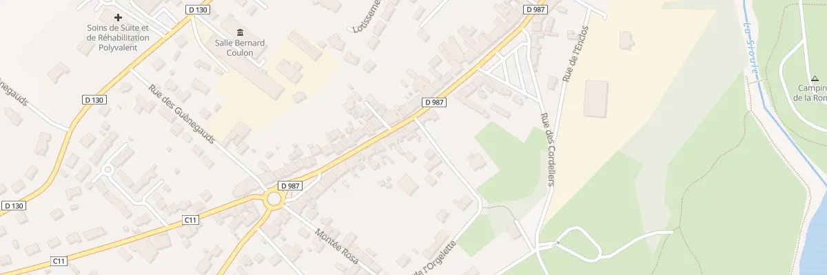 Plan du 25 Rue Faubourg National à Saint-Pourçain-sur-Sioule