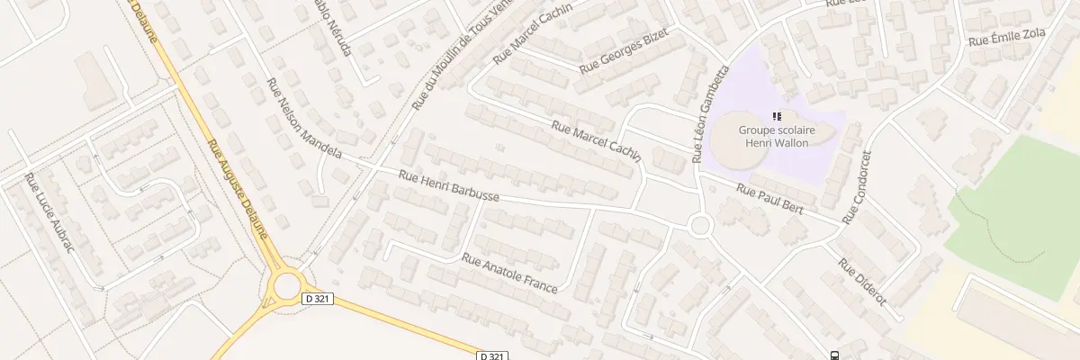 Plan du 12 Rue Henri Barbusse à Gauchy