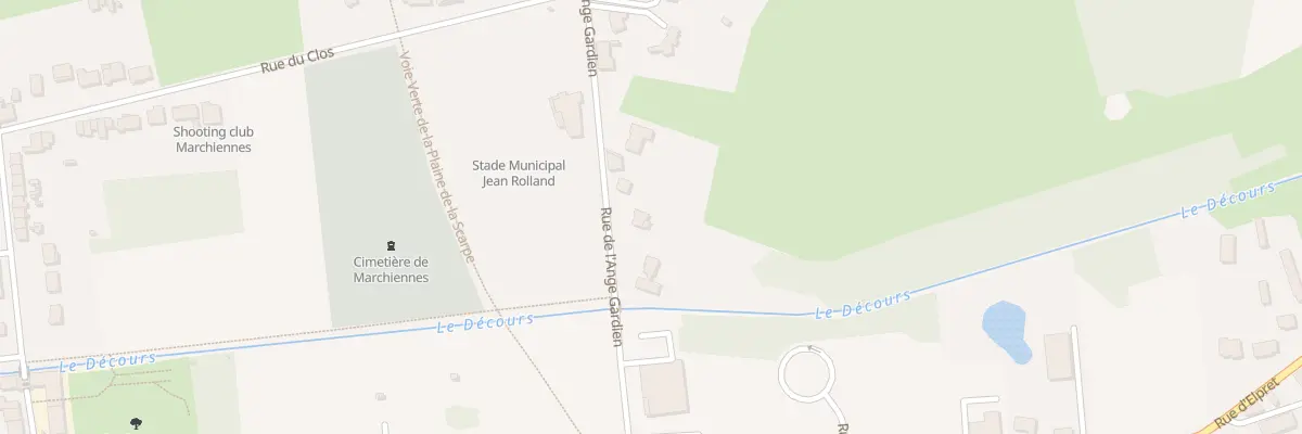 Plan du 315 Rue de l’Ange Gardien à Marchiennes