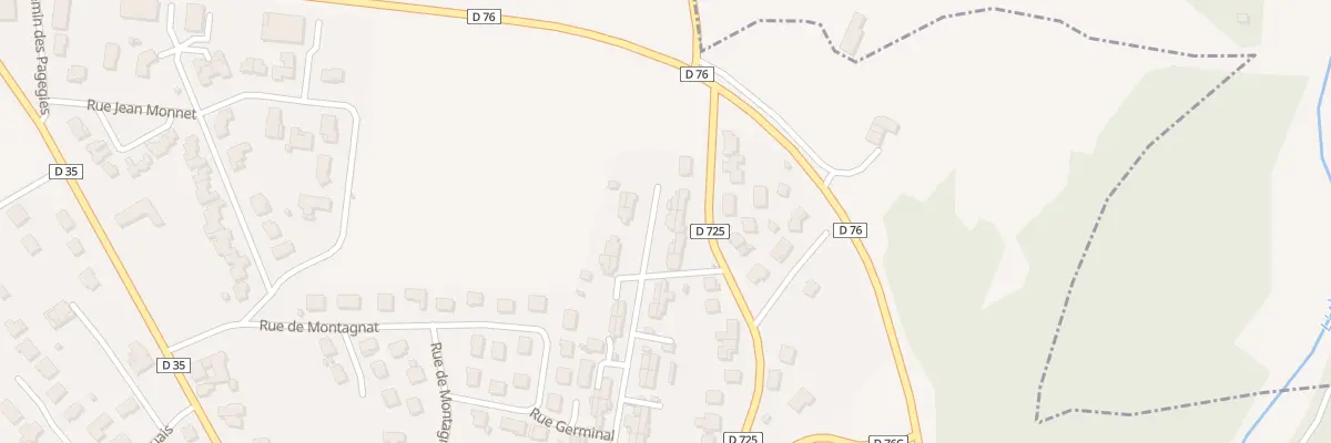 Plan du 44 Rue Germinal à Charbonnier-les-Mines