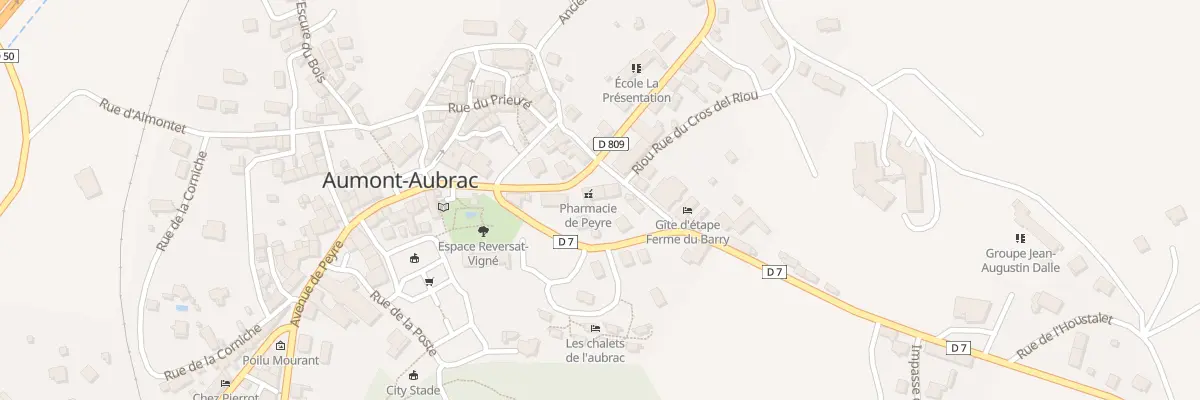Plan du 1 Pl de la Croix à Peyre en Aubrac