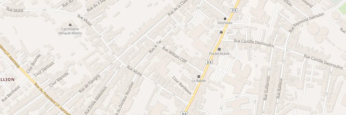 Plan du 17 Rue William Cliff à Saint-Quentin