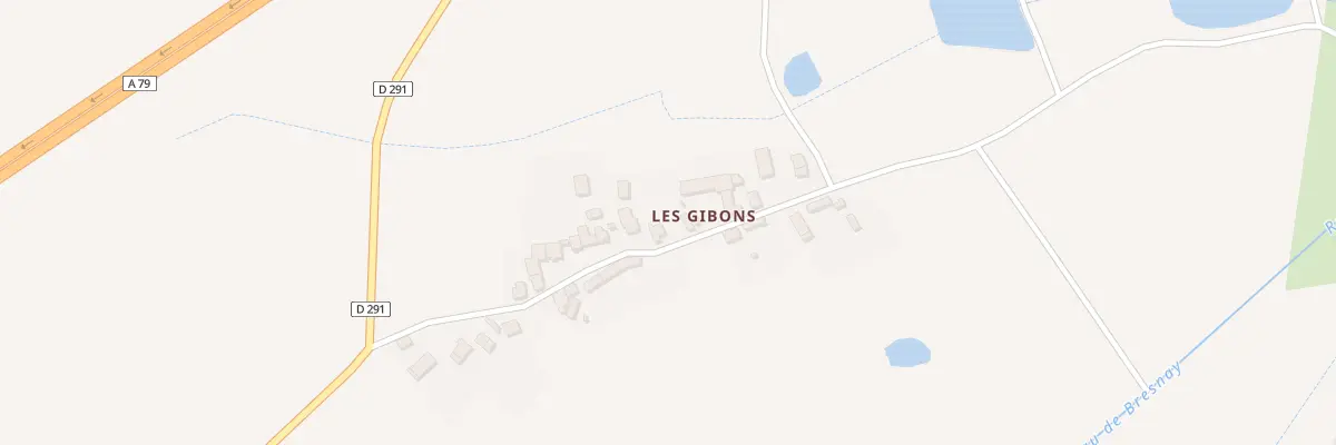 Plan du 21 Les Gibons à Besson
