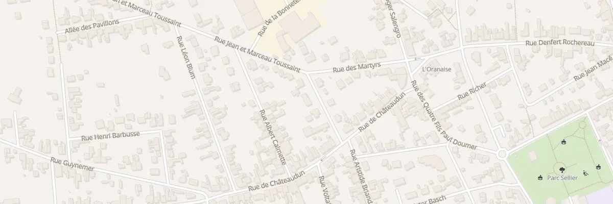 Plan du 24 Rue Jean et Marceau Toussaint à Tergnier