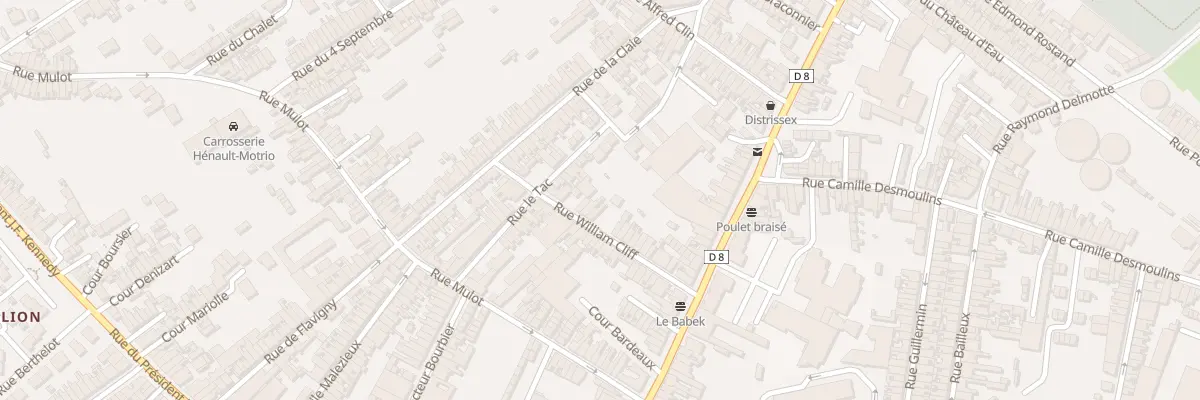 Plan du 26 Rue William Cliff à Saint-Quentin
