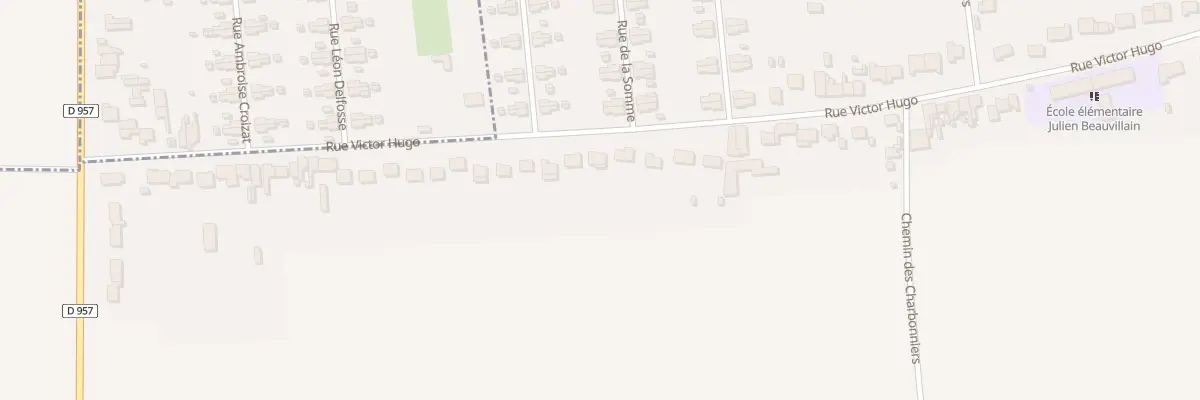 Plan du 67 Rue Victor Hugo à Abscon