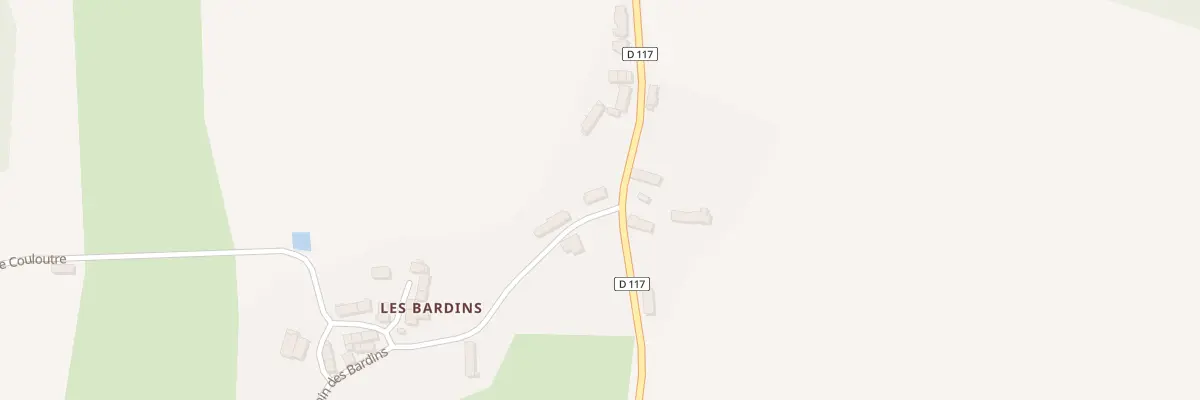 Plan du 2 Che des Bardins à Menou