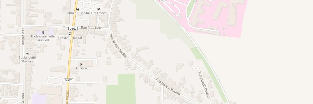 Plan du 125 Rue Joseph Bouliez à Somain
