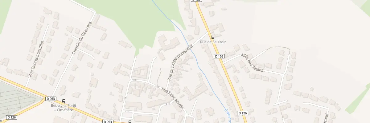 Plan du 70 Rue de l’Abbé Bouquerel à Beuvry-la-Forêt