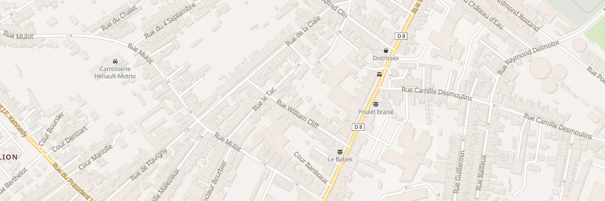 Plan du 24 Rue William Cliff à Saint-Quentin
