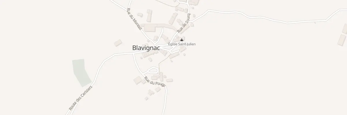 Plan du 5027 Blavignac à Blavignac