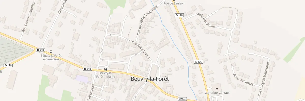 Plan du 80 Rue Saint Martin à Beuvry-la-Forêt